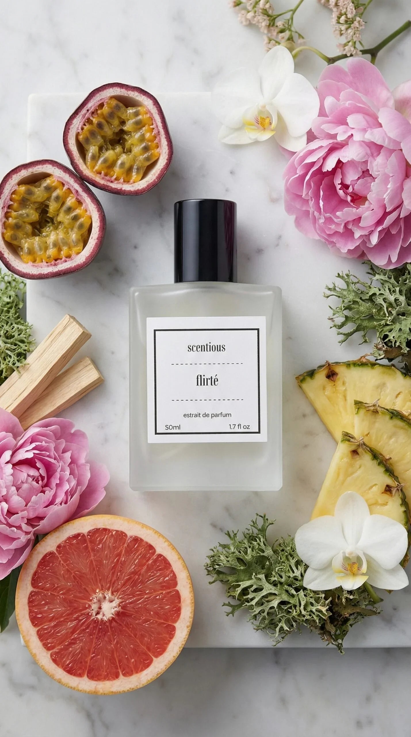 Flirté | Playful Fruity Floral Perfume for Women Pakistan | Fresh Daily Wear Fragrance | Scentious