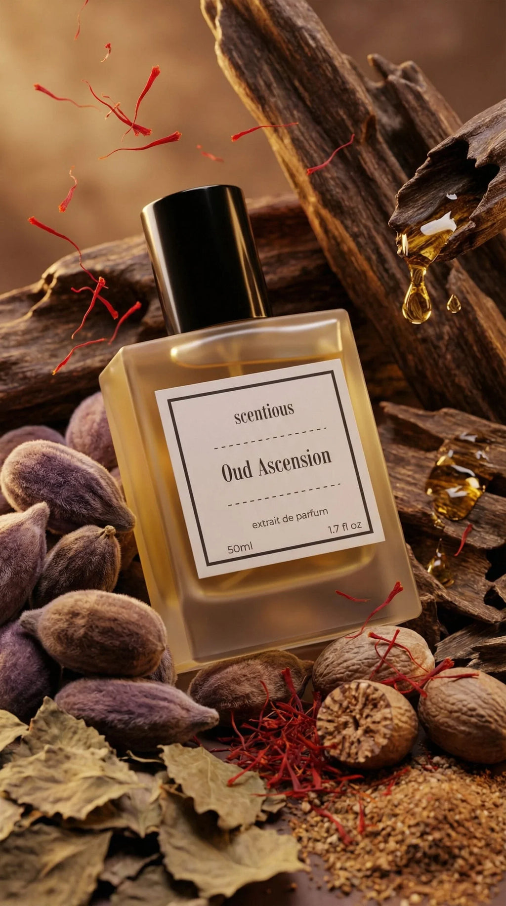 Oud Ascension | Luxury Oud Perfume for Men in Pakistan | Long Lasting Oud Fragrance | Scentious