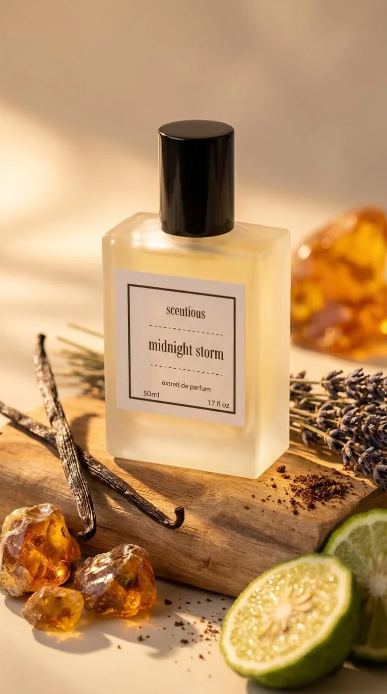 Midnight Storm | Intense Perfume for Men Pakistan | Woody Spicy Fragrance | Scentious