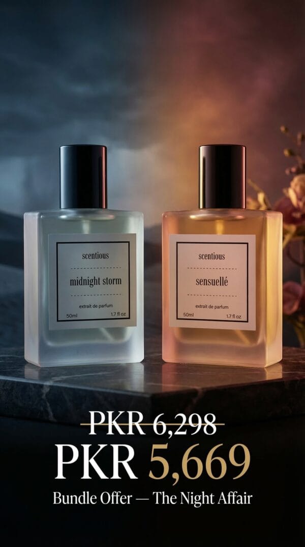 Evening Perfume Set Pakistan | The Night Affair Bundle – His & Hers Perfume Set by Scentious