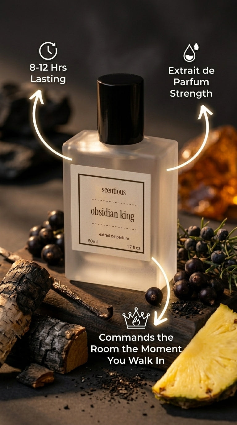 Obsidian King | Premium Fruity Woody Perfume for Men in Pakistan